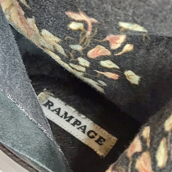 Rampage Iceberg Black Leather Suede Boots - Picture 9 of 16